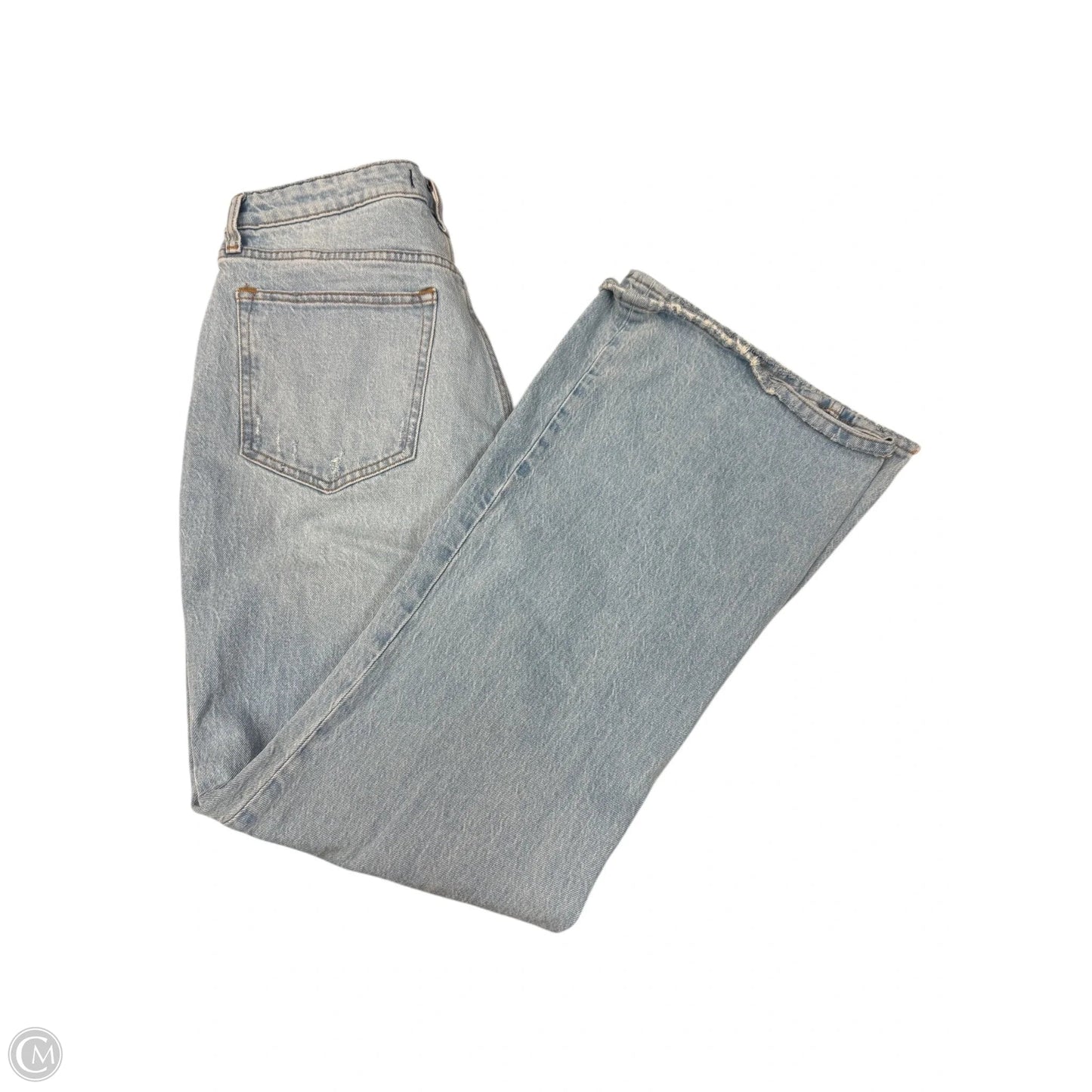 Jeans Flared By Abercrombie And Fitch In Blue Denim, Size: 12