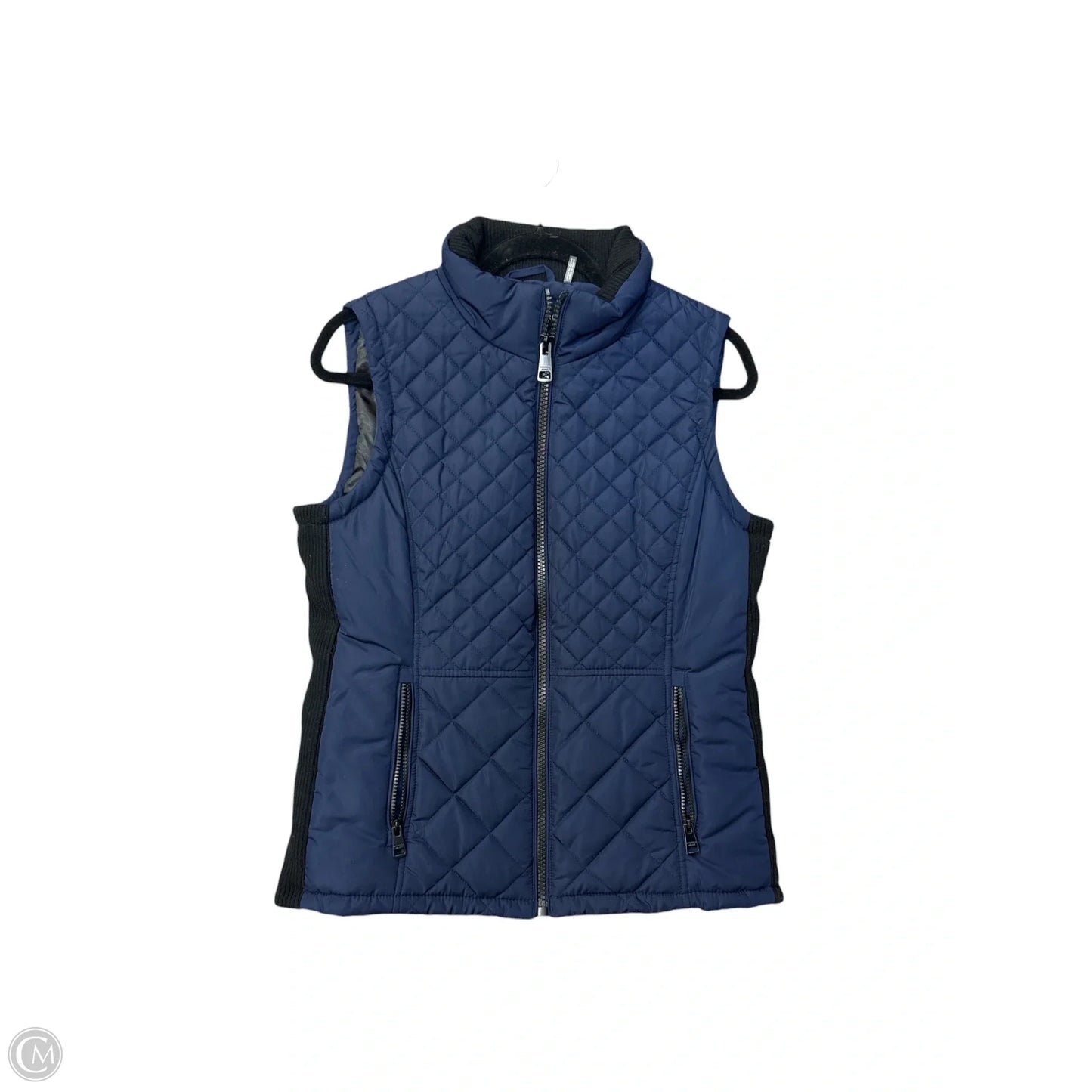Vest Puffer & Quilted By Andrew Marc In Navy, Size: M