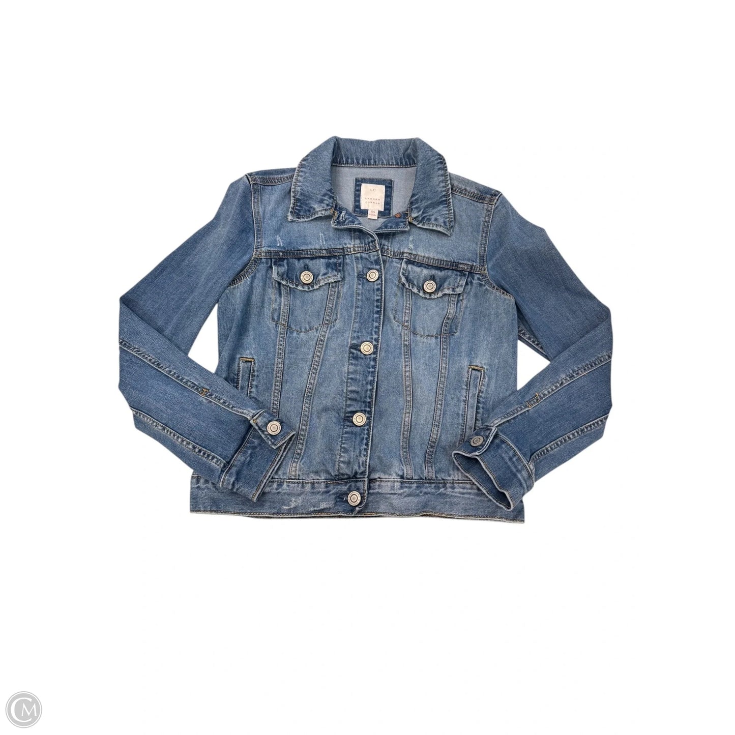 Jacket Denim By Lc Lauren Conrad In Blue Denim, Size: Xs