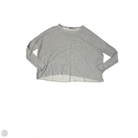 Top Long Sleeve By Athleta In Grey, Size: Xxs