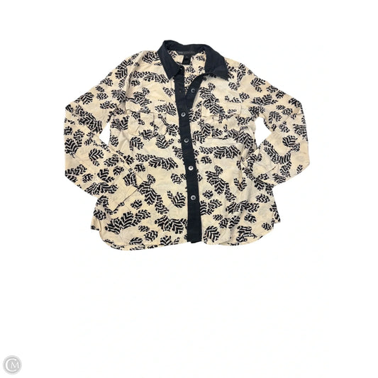 Blouse Designer By Marc By Marc Jacobs In Black & Cream, Size: S