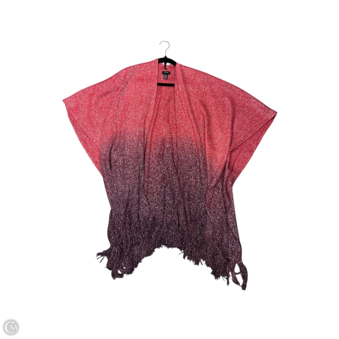 Shawl By Clothes Mentor In Pink & Purple, Size: Osfm