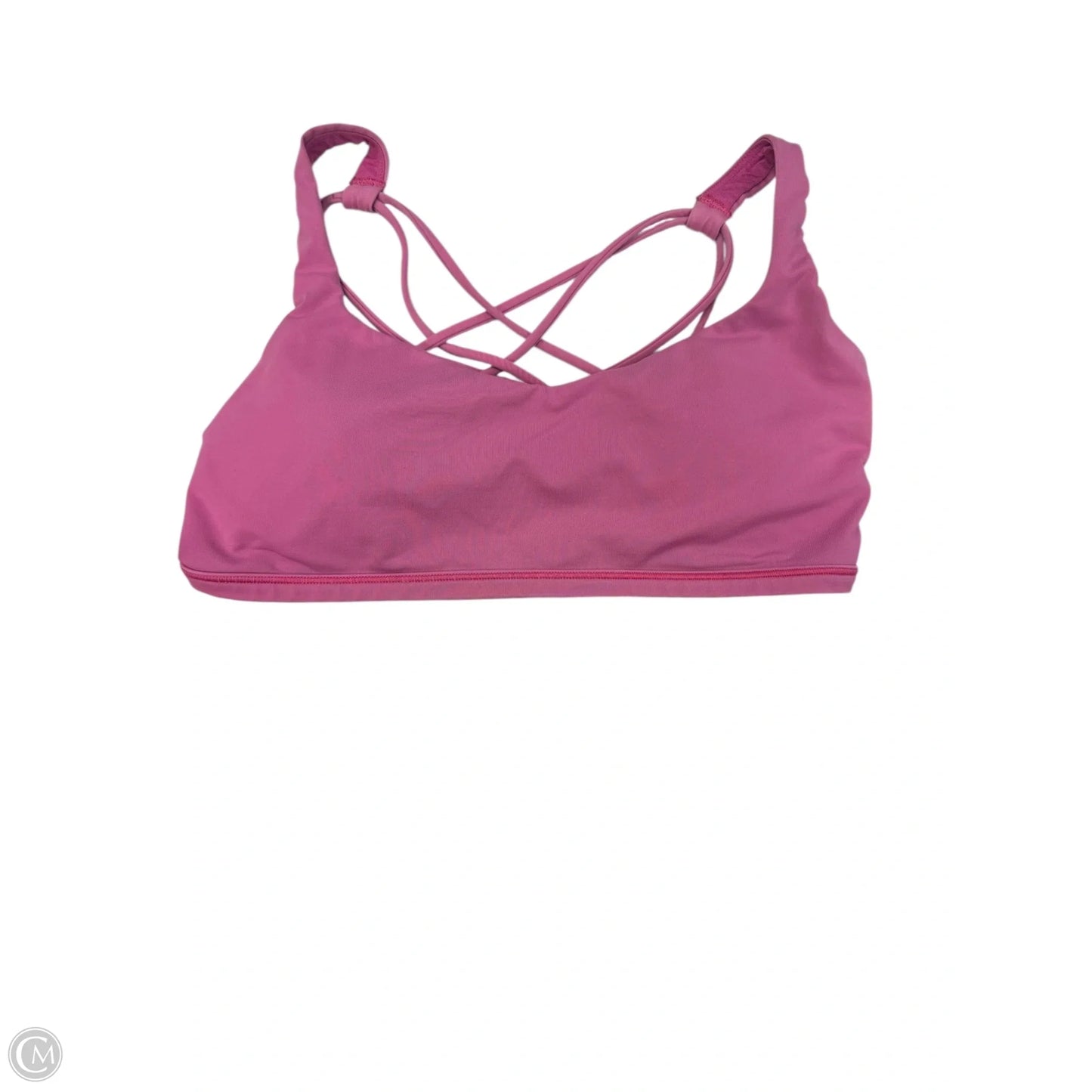 Athletic Bra By Lululemon In Pink, Size: L