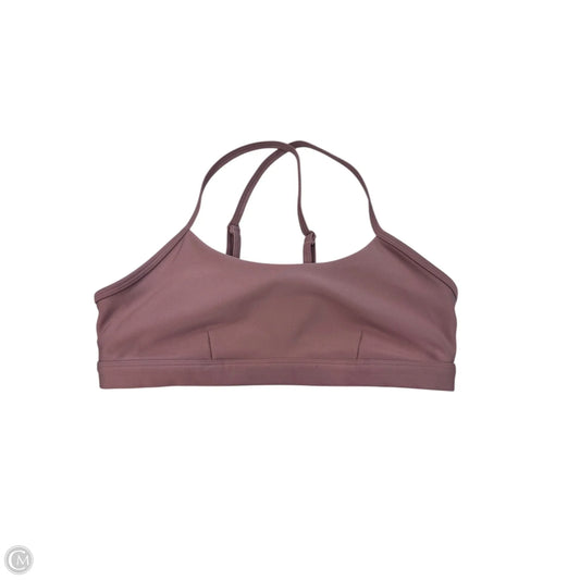 Athletic Bra By Alo In Mauve, Size: M