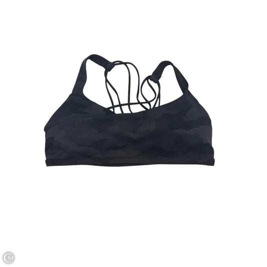 Athletic Bra By Lululemon In Camouflage Print, Size: L