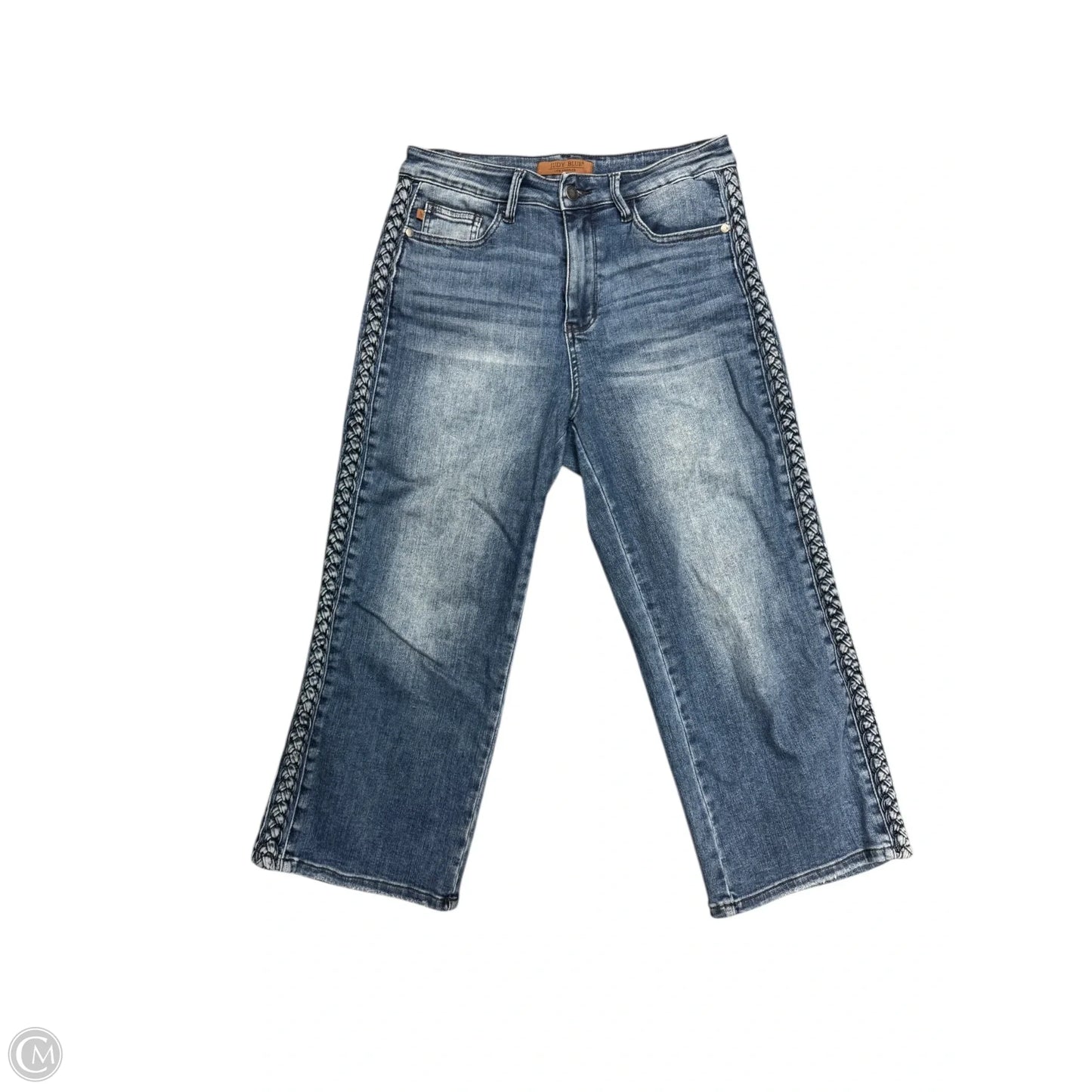 Jeans Wide Leg By Judy Blue In Blue Denim, Size: 6