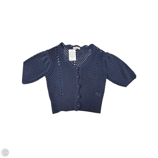 Cardigan By Leela & Lavender In Navy, Size: L