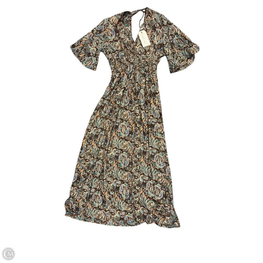 Dress Casual Maxi By Clothes Mentor In Paisley Print, Size: Osfm