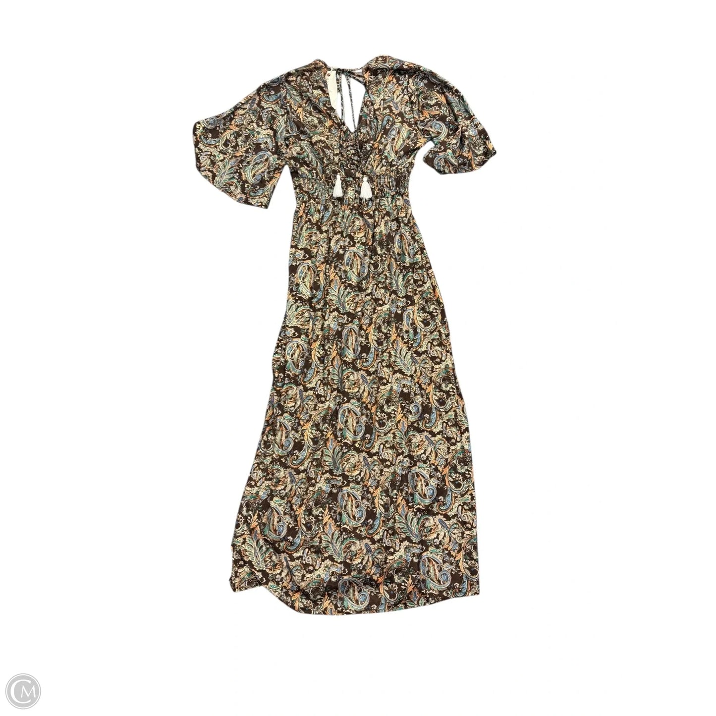Dress Casual Maxi By Clothes Mentor In Paisley Print, Size: Osfm