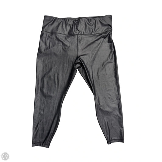 Athletic Leggings By 90 Degrees By Reflex In Black, Size: 3x