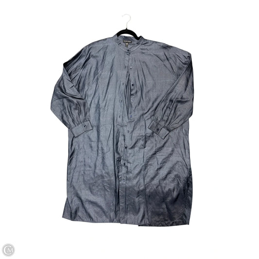 Dress Casual Maxi By Eileen Fisher In Navy, Size: 10