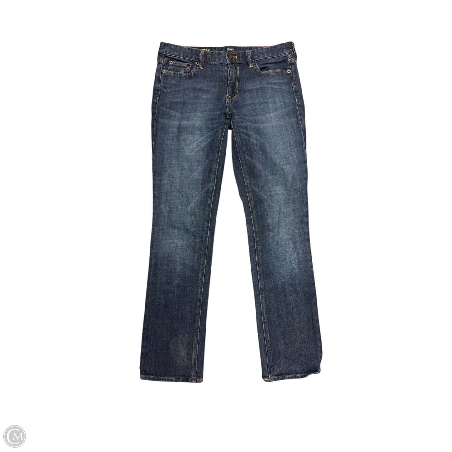 Jeans Straight By J. Crew In Blue Denim, Size: 6
