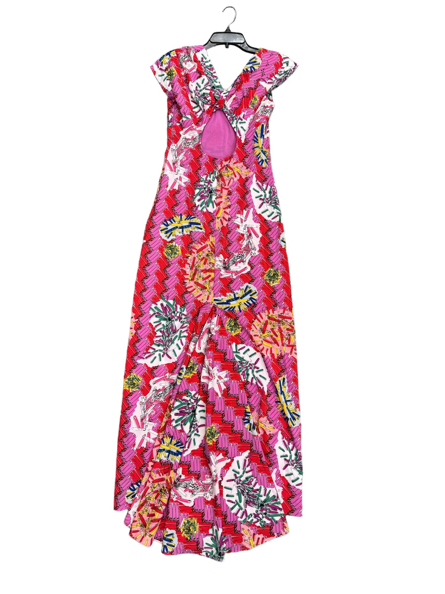 Multi-colored Dress Party Long Target-designer, Size 4