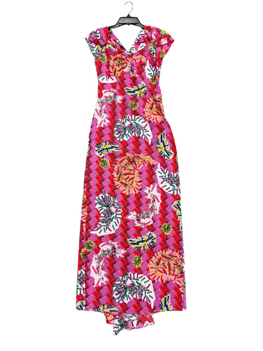 Multi-colored Dress Party Long Target-designer, Size 4