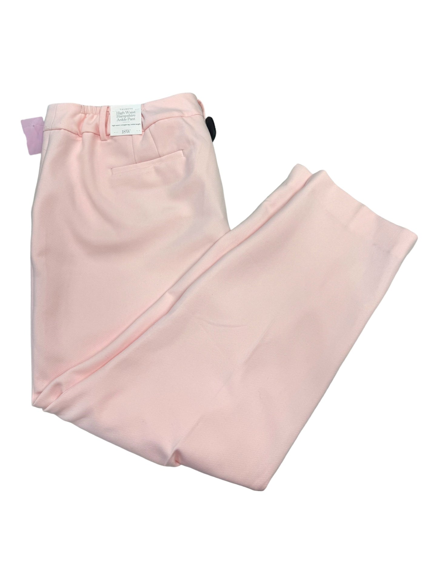 Pink Pants Dress Talbots, Size 18