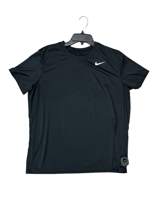 Black Athletic Top Short Sleeve Nike, Size Xl