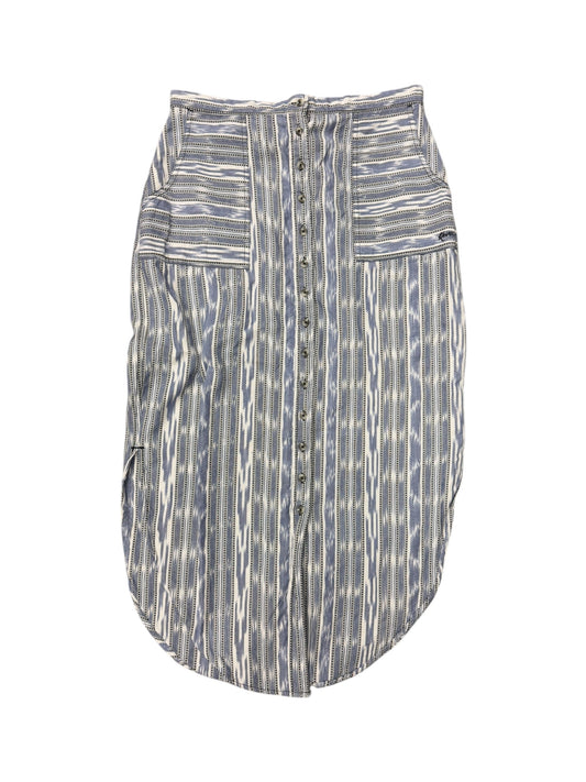 Skirt Maxi By Kavu In Blue & White, Size: 6