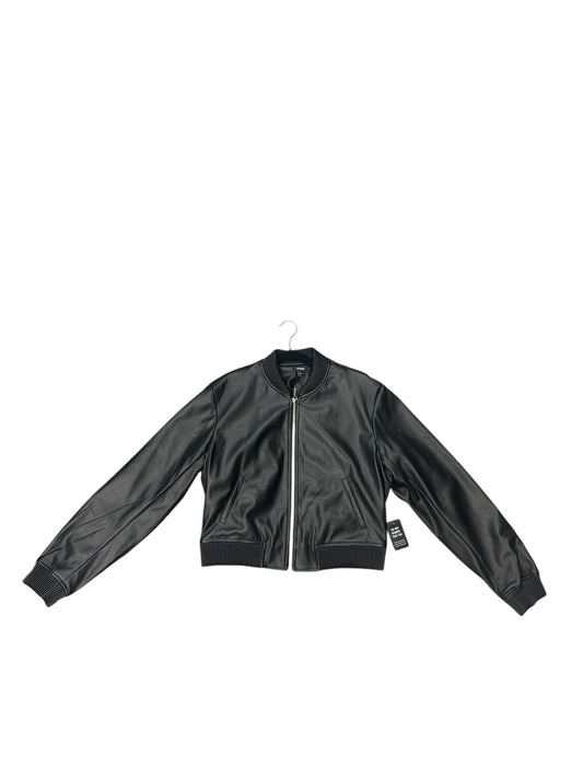 Jacket Leather By Express In Black, Size: M