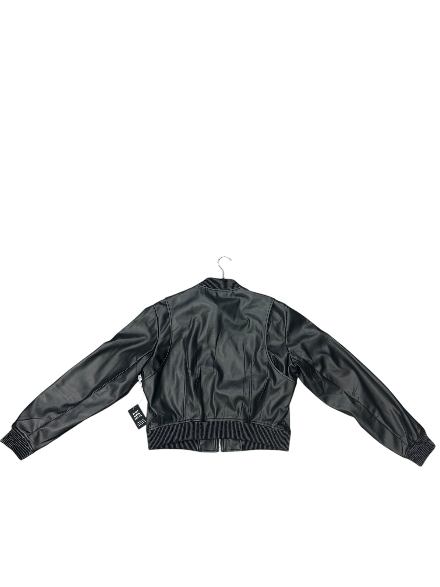 Jacket Leather By Express In Black, Size: M