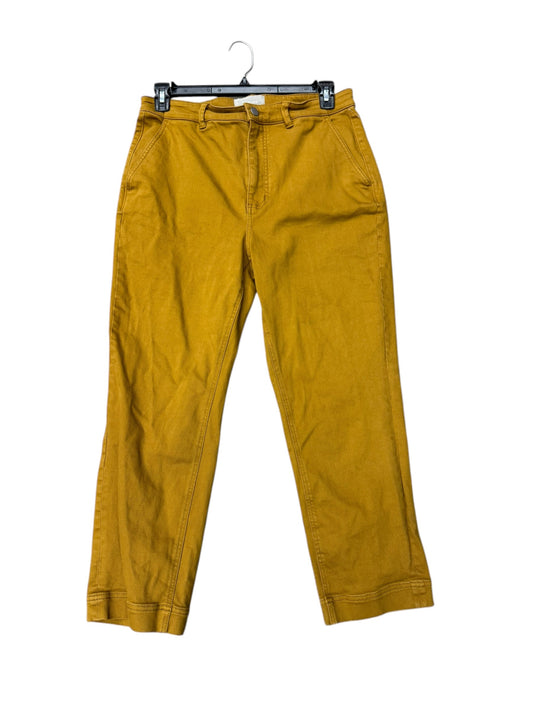 Pants Cropped By Everlane In Yellow, Size: 14