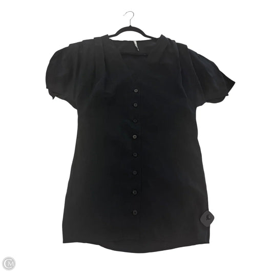 Tunic Short Sleeve By Zara In Black, Size: S