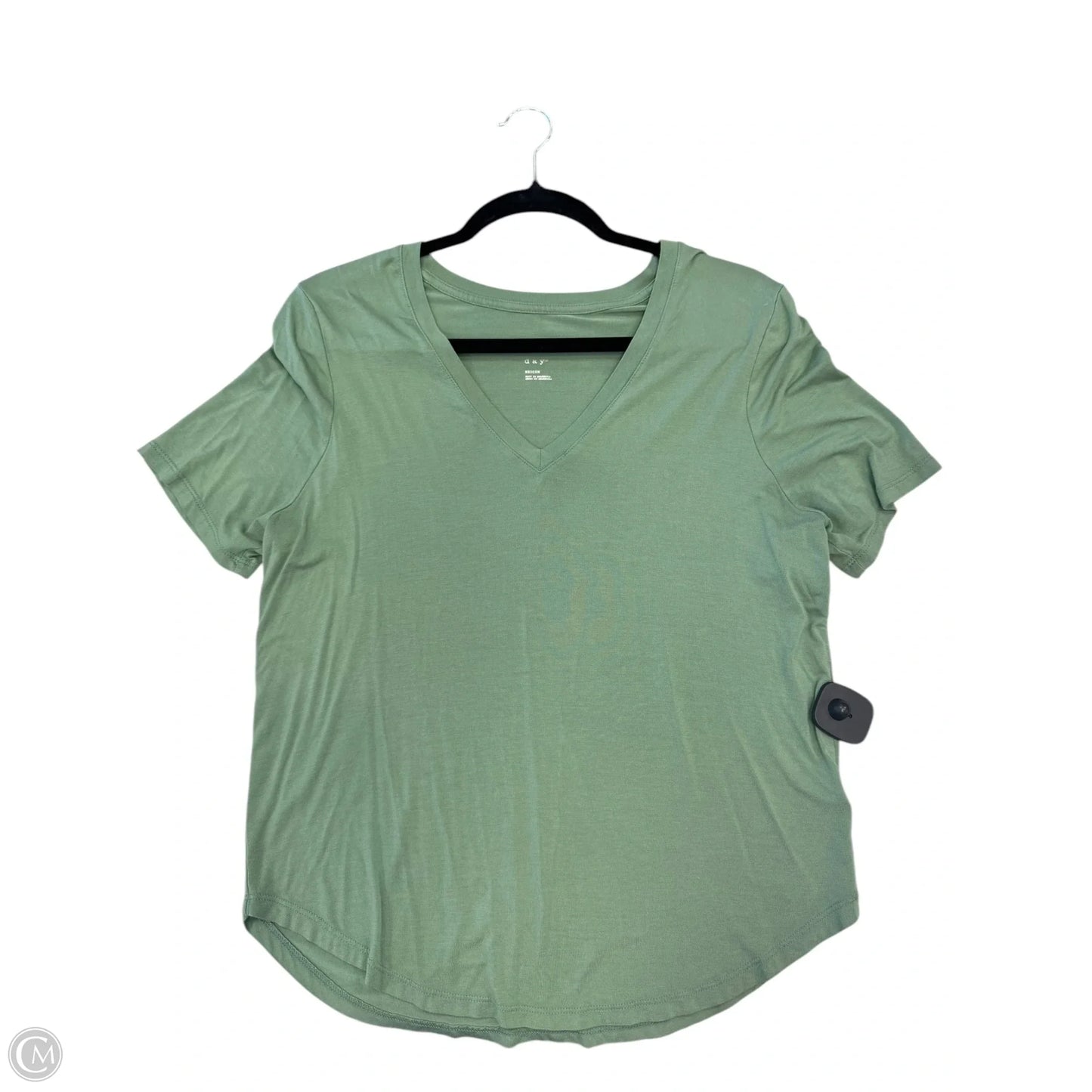 Top Short Sleeve By A New Day In Green, Size: M