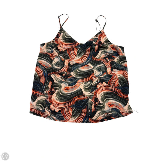 Top Sleeveless By Halogen In Multi-colored, Size: S