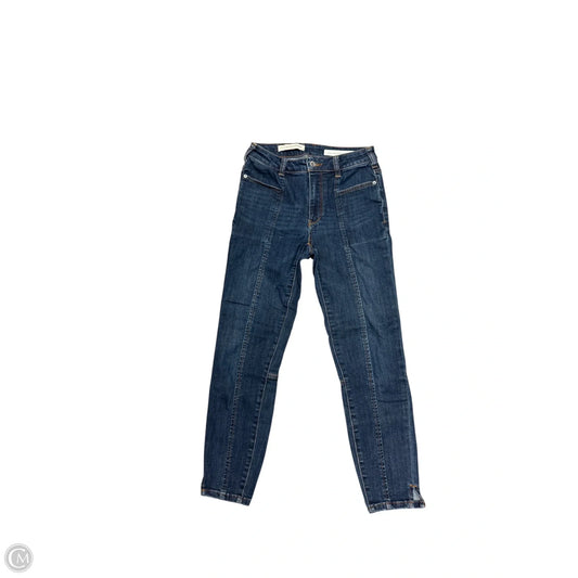 Jeans Skinny By Pilcro In Blue Denim, Size: 4