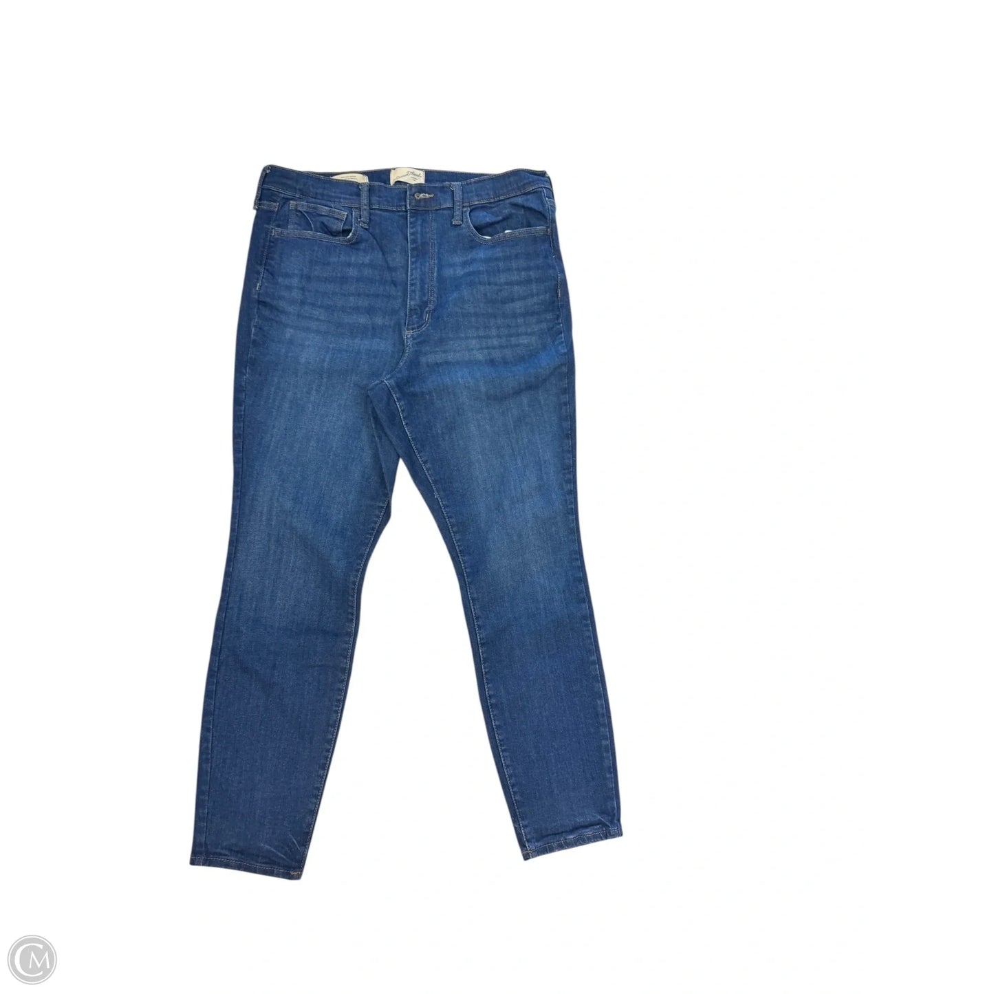Jeans Skinny By Universal Thread In Blue Denim, Size: 14