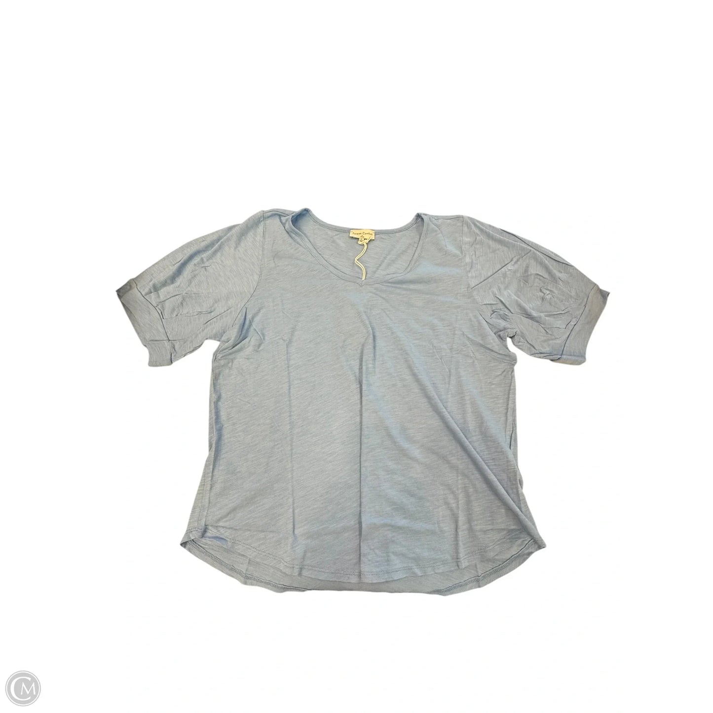 Top Short Sleeve By Not Your Daughters Jeans In Blue, Size: Xl