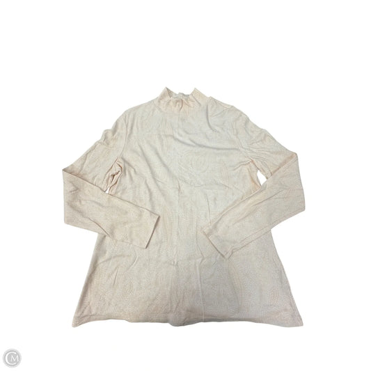 Top Long Sleeve By Croft And Barrow In Pink, Size: L