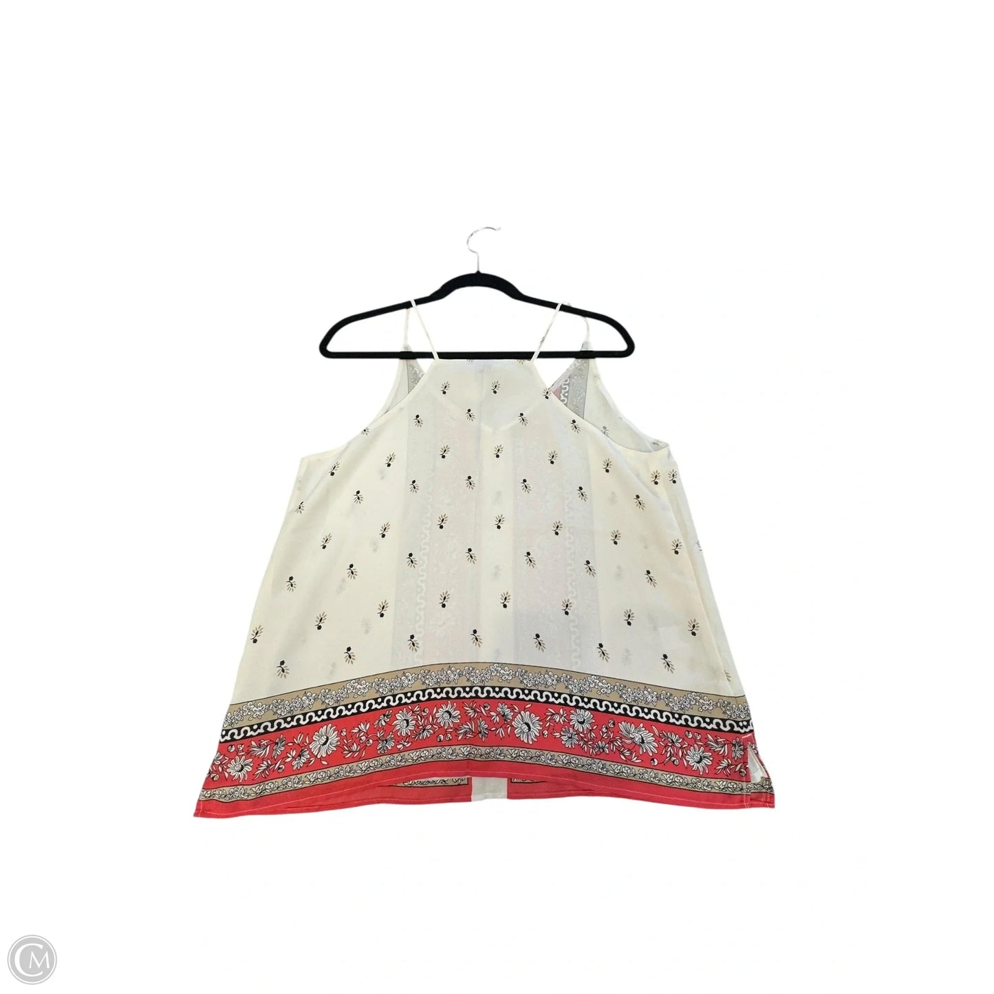 Top Sleeveless By Loft In White, Size: M