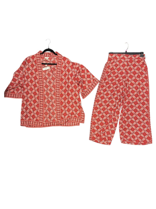 Pants Set 2pc By Max Studio In Red, Size: S