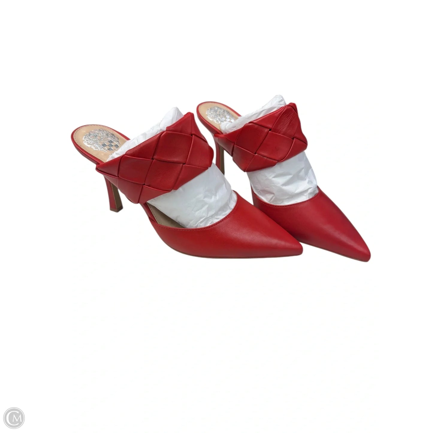 Shoes Heels Kitten By Vince Camuto In Red, Size: 7.5