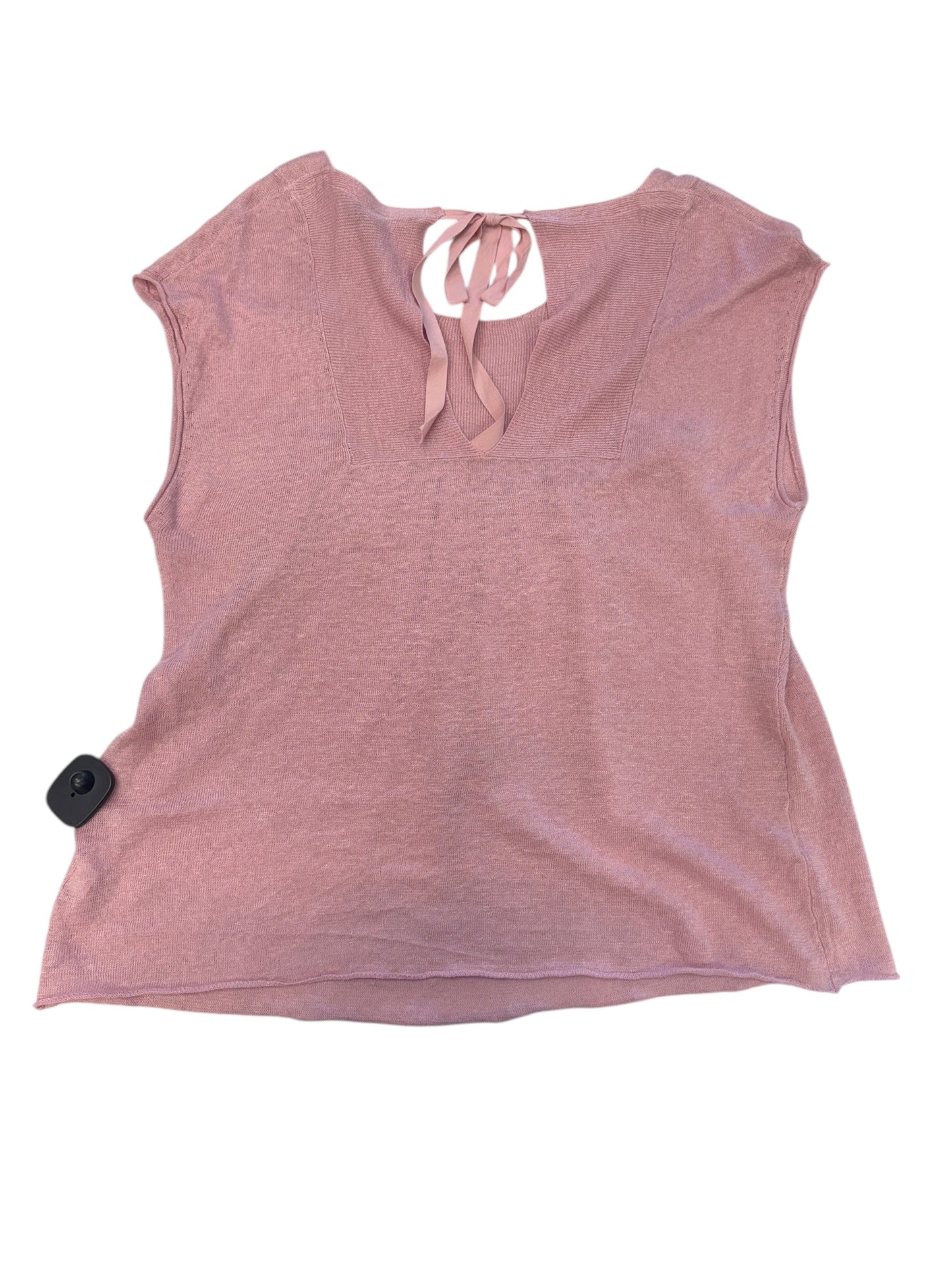 Top Short Sleeve By Cmc In Pink, Size: M