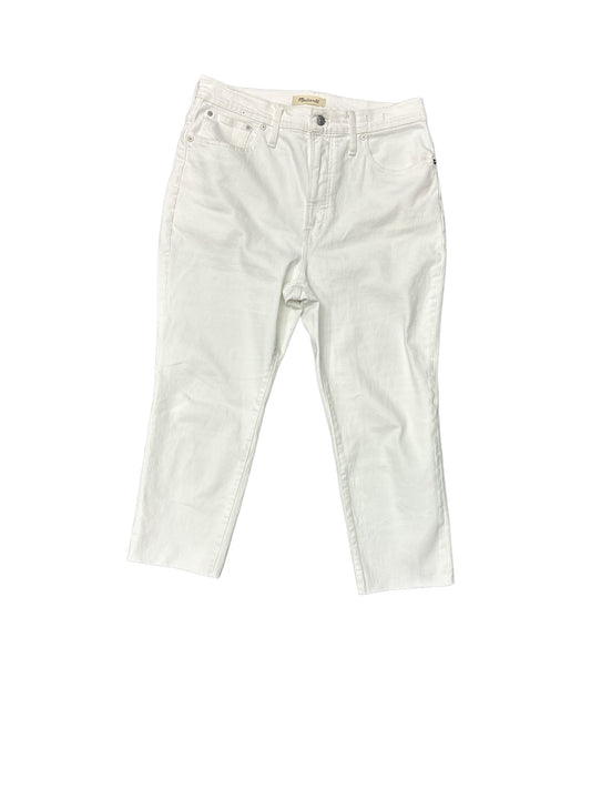 White Pants Cropped Madewell, Size 12