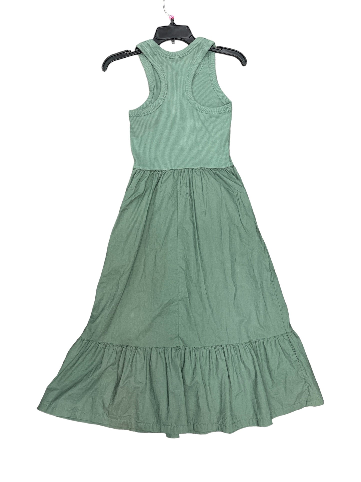 Green Dress Casual Midi Gap, Size 4
