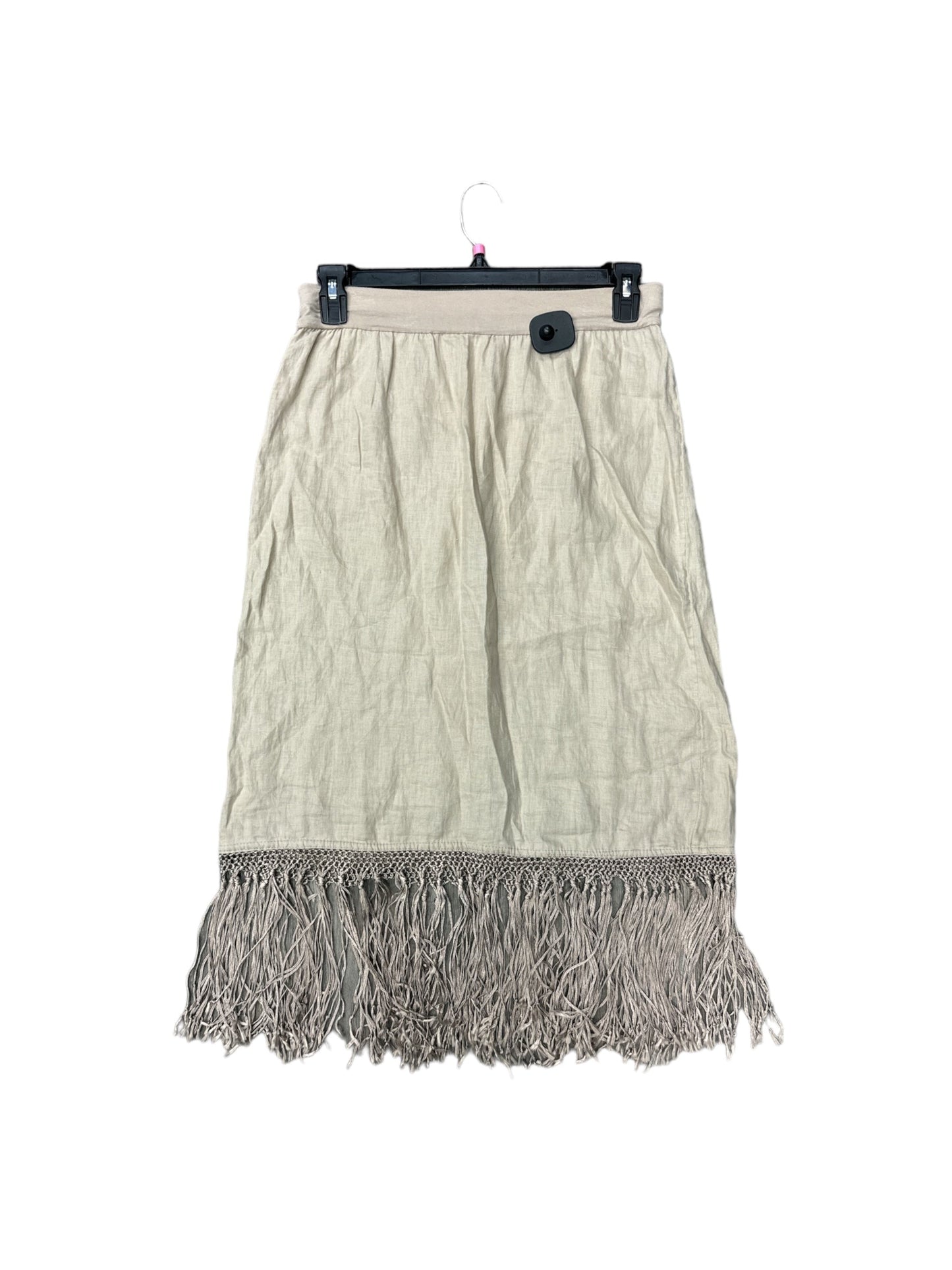 Tan Skirt Midi Chicos, Size 6