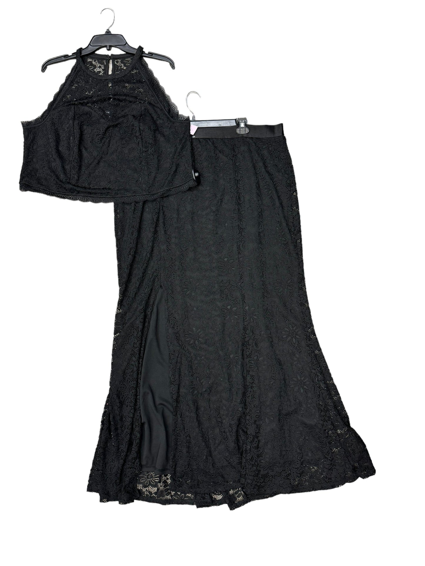 Black Skirt Set 2pc Torrid, Size 2x