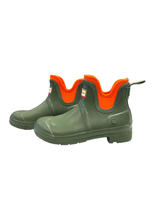 Green Boots Rain Target-designer, Size 7
