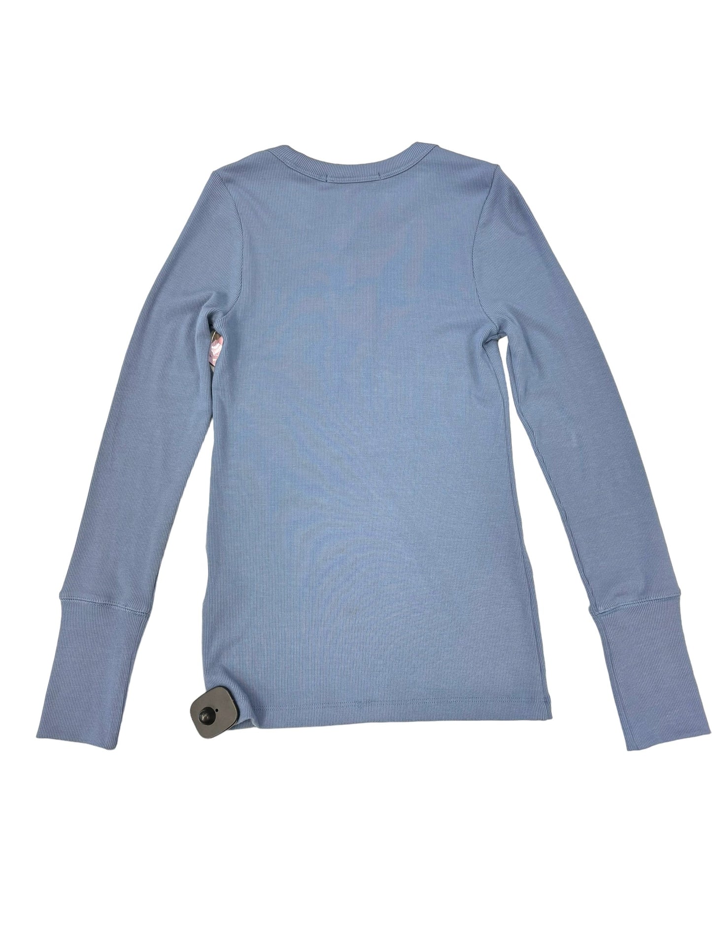 Blue Top Long Sleeve Cmb, Size M