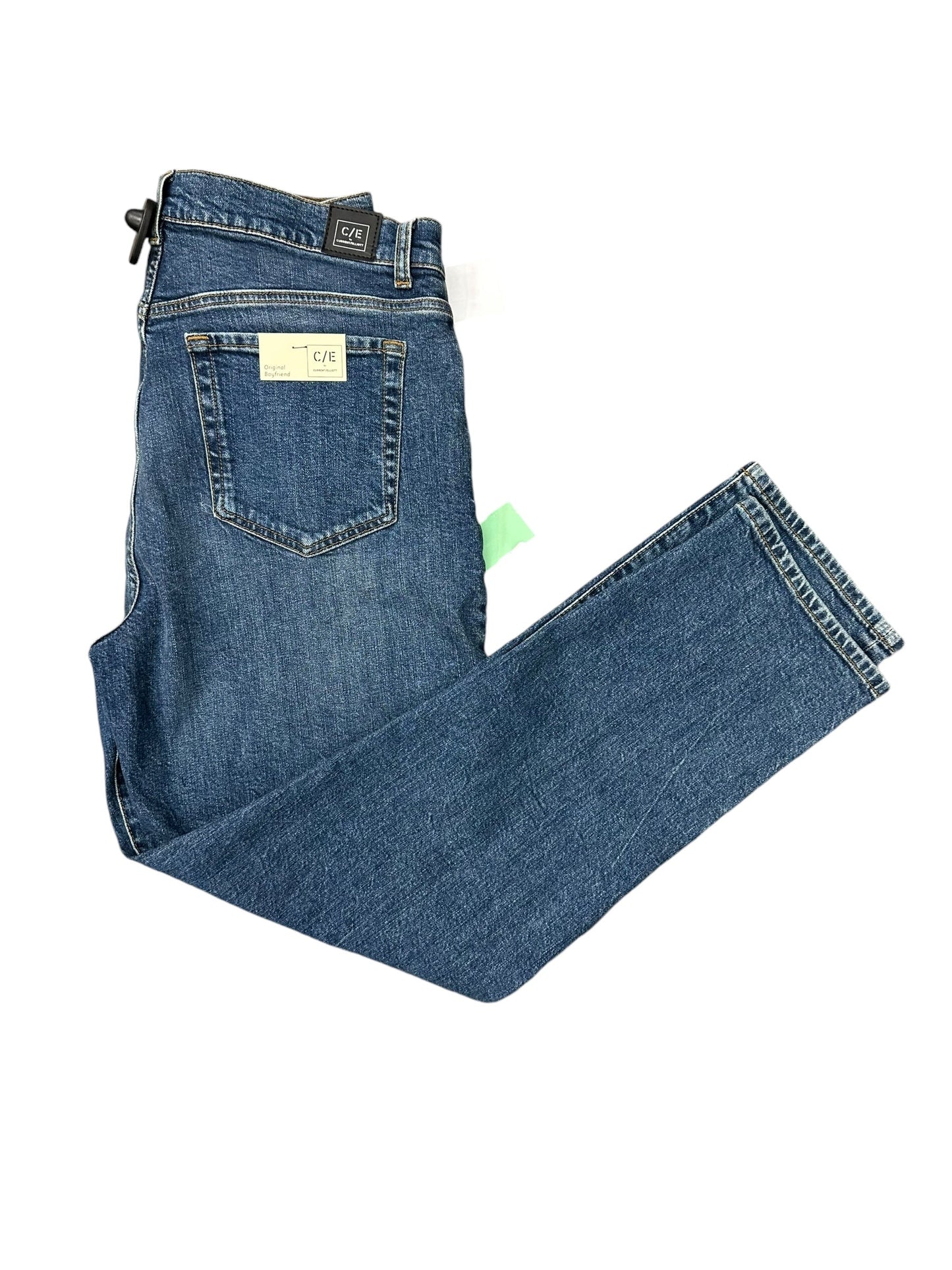 Jeans Cropped By Current/elliott In Blue Denim, Size: 6