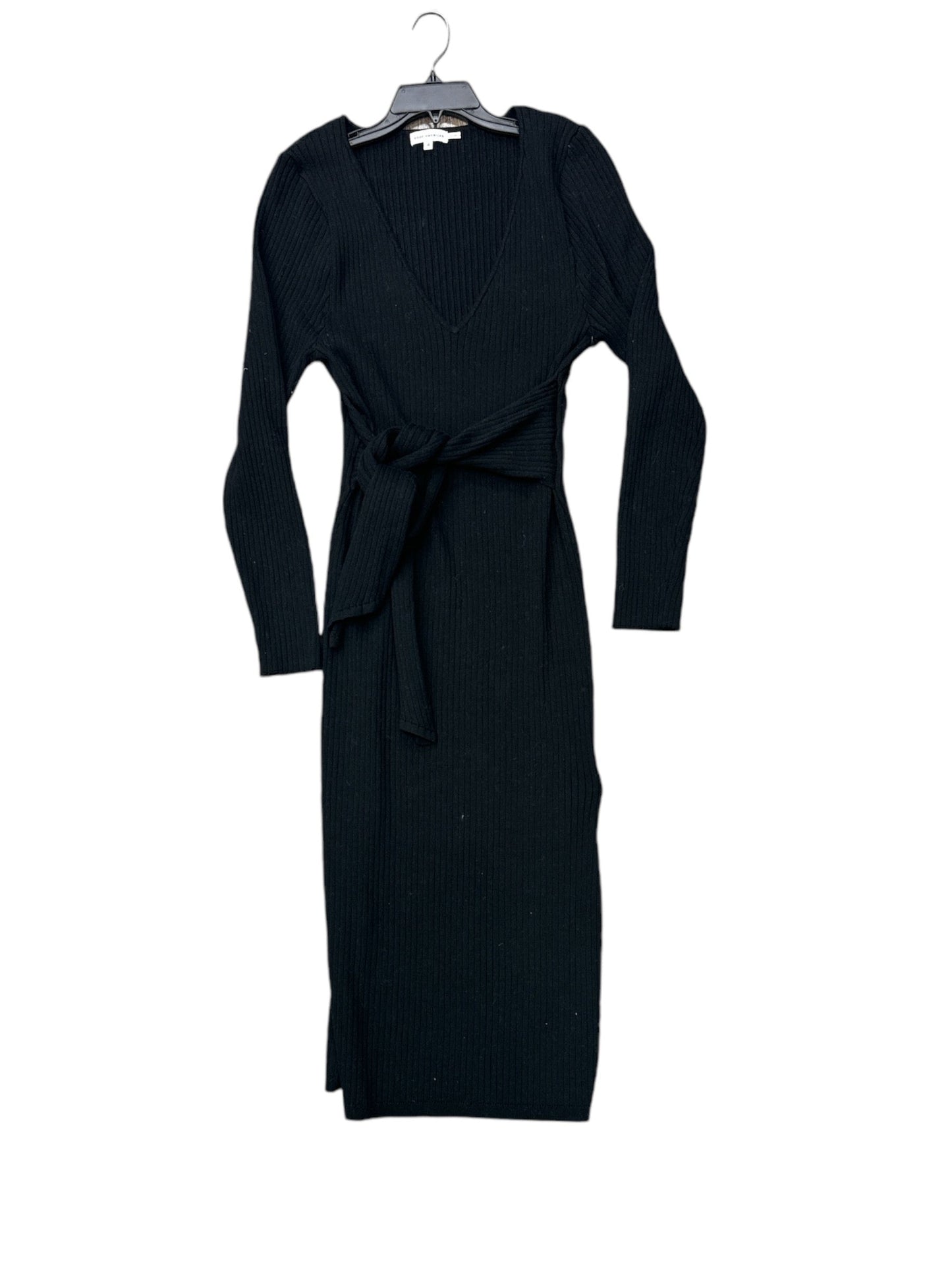 Dress Casual Maxi By Good American In Black, Size: 14