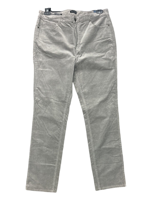 Pants Corduroy By Talbots In Grey, Size: 12