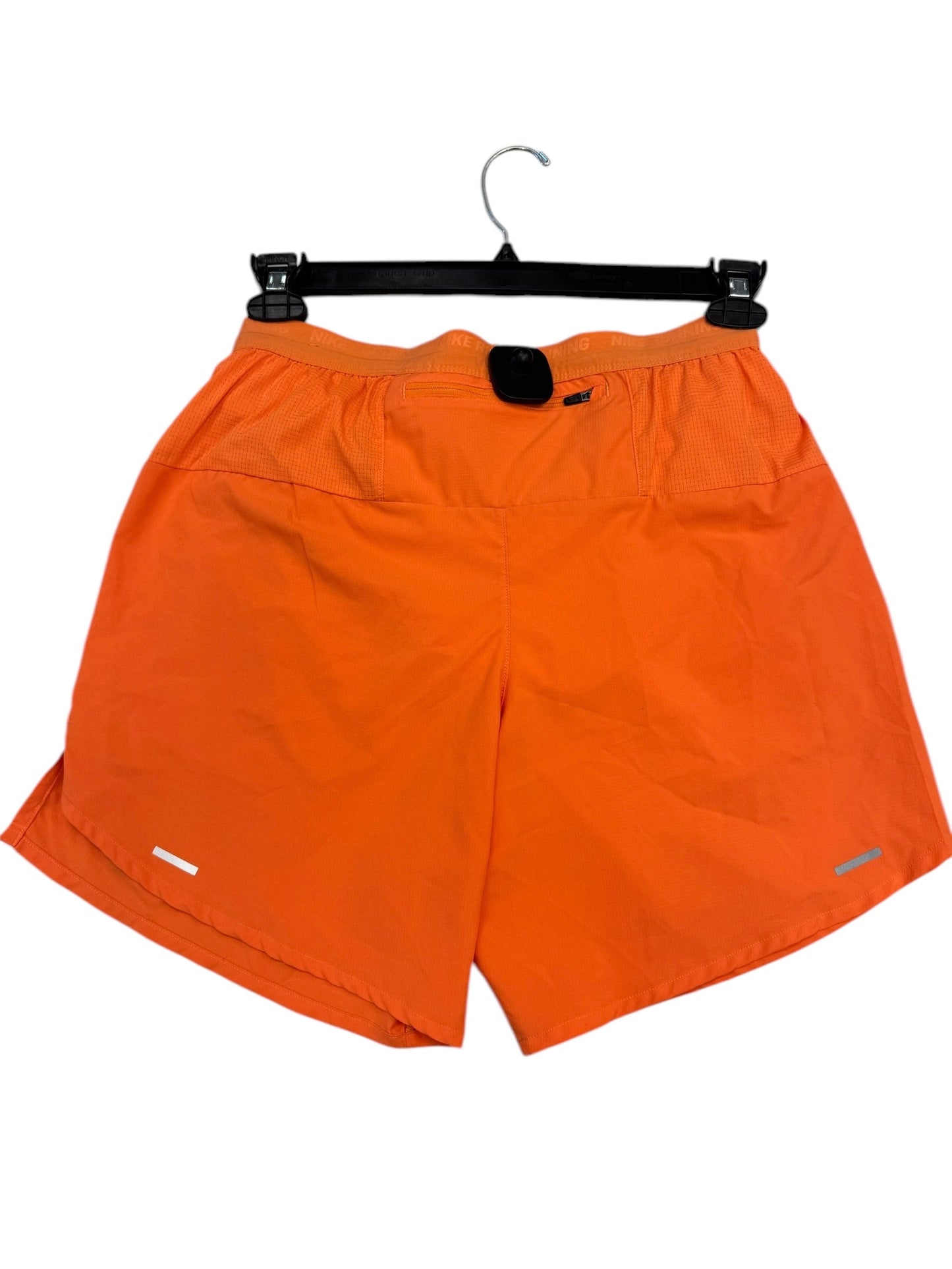 Athletic Shorts By Nike Apparel In Orange, Size: M