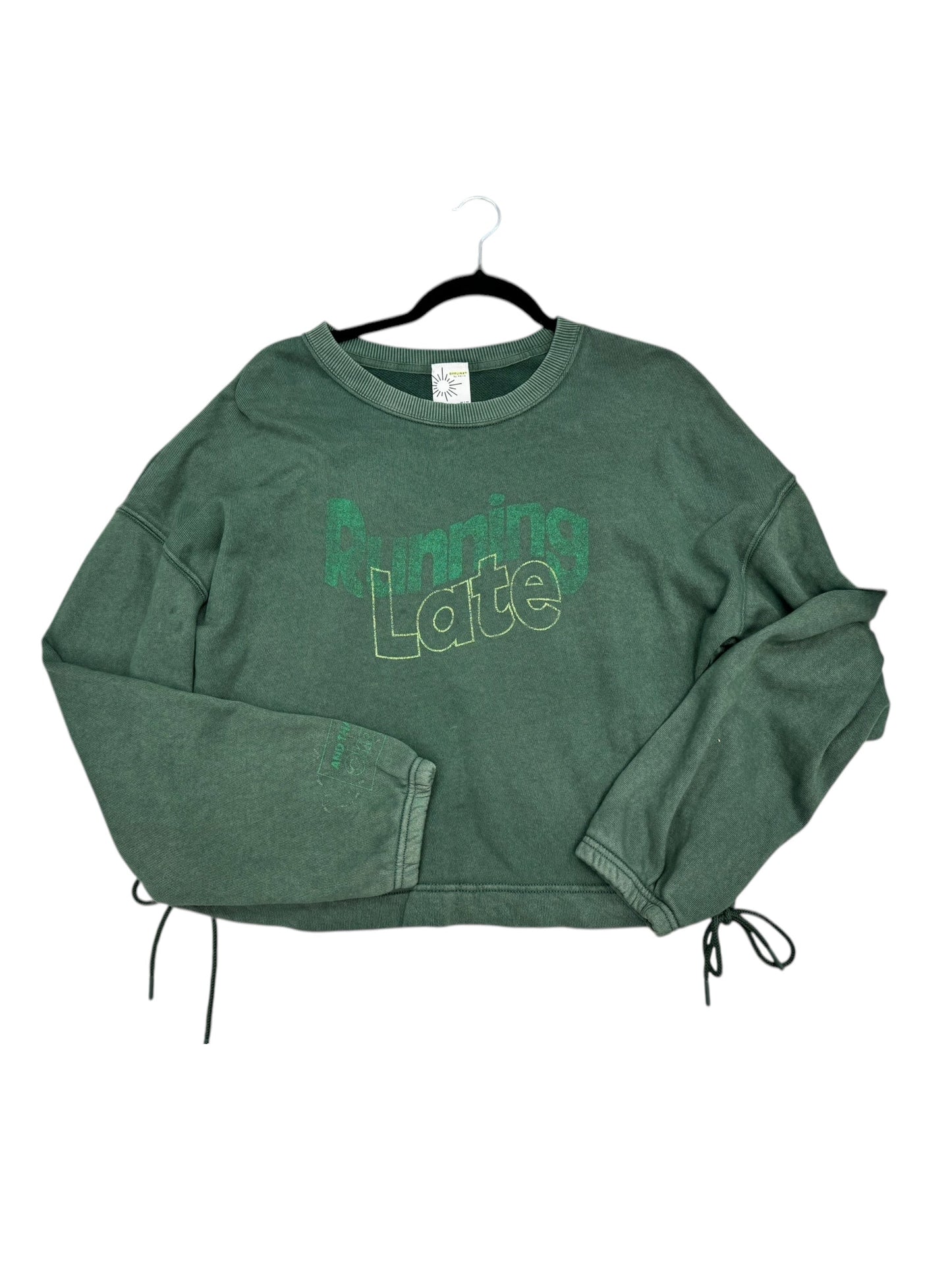 Sweatshirt Crewneck By Aerie In Green, Size: M