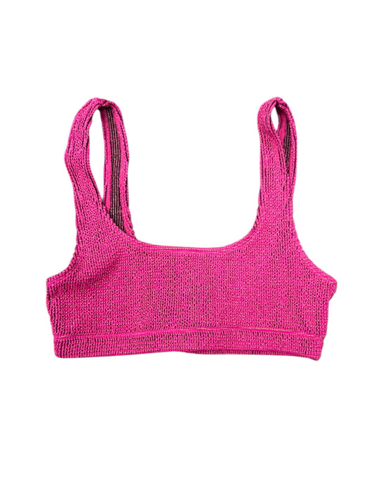 Athletic Bra By Good American In Pink, Size: S