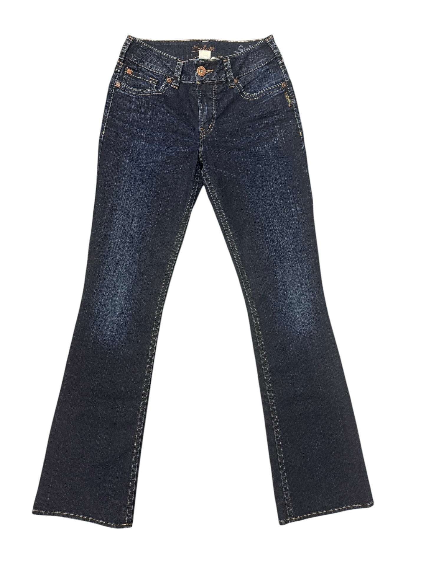 Jeans Flared By Silver In Blue Denim, Size: 6