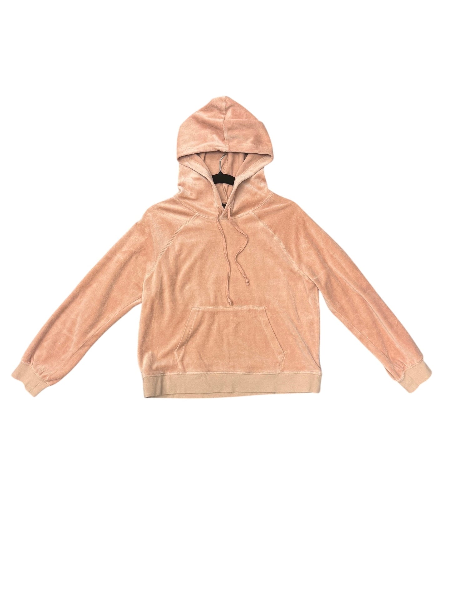 Sweatshirt Hoodie By J. Crew In Peach, Size: S