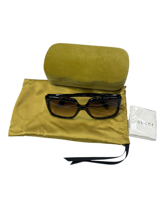 Sunglass Case Luxury Designer By Gucci, Size: Large